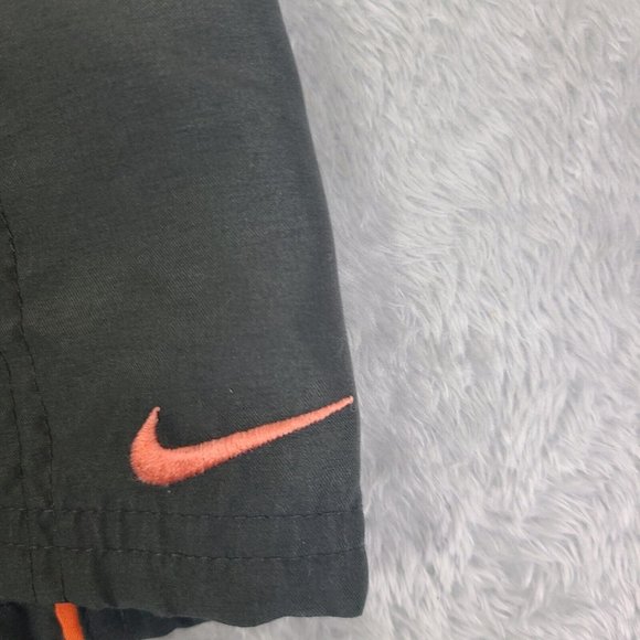 Vintage Nike Shorts Orange and Black Men's Size Large Mess Swimwear Men's Large - Picture 4 of 10